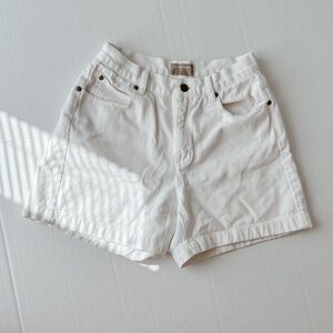 Women's White Shorts